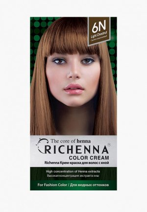 Краска для волос Richenna. Цвет: коричневый
