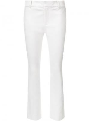 Расклешенные укороченные брюки Derek Lam 10 Crosby. Цвет: белый