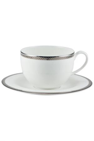 Чашка с блюдцем Royal Porcelain. Цвет: белый