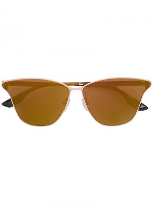 Солнцезащитные очки в квадратной оправе Mcq By Alexander Mcqueen Eyewear. Цвет: металлический