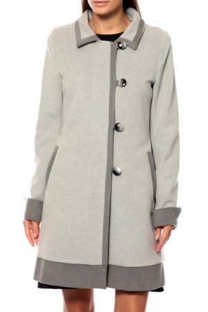 Пальто Style National. Цвет: серый