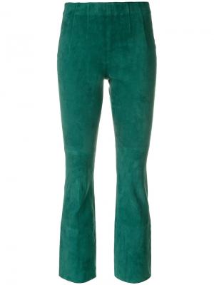 Укороченные прямые брюки Dorothee Schumacher. Цвет: зелёный