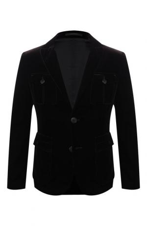 Пиджак из вискозы Giorgio Armani. Цвет: коричневый