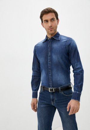 Рубашка джинсовая Dsquared2. Цвет: синий