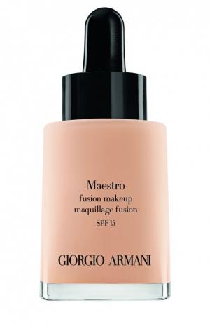 Maestro Fusion Make-up тональная вуаль оттенок 4.5 Giorgio Armani. Цвет: бесцветный