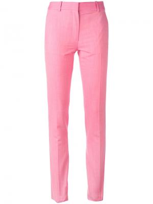 Прямые брюки Victoria Beckham. Цвет: розовый и фиолетовый