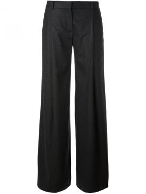 Плиссированные брюки палаццо Dvf Diane Von Furstenberg. Цвет: серый