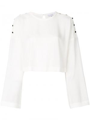 Расклешенная блузка с пуговицами Iro. Цвет: белый