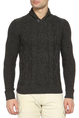 Пуловер THE FRESH BRAND. Цвет: темно-серый
