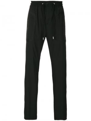 Спортивные штаны на завязках Givenchy. Цвет: чёрный