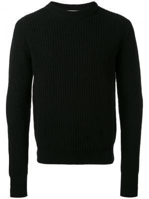 Классический вязаный свитер Études. Цвет: чёрный