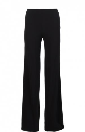 Расклешенные брюки с цельнокроеным поясом Diane Von Furstenberg. Цвет: черный