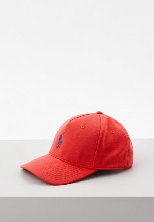 Бейсболка Polo Ralph Lauren. Цвет: красный