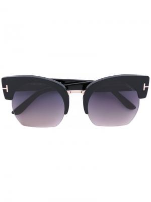Солнцезащитные очки Savannah Tom Ford Eyewear. Цвет: чёрный