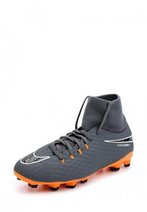 Бутсы Nike. Цвет: серый