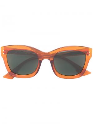 Солнцезащитные очки Diorizon 2 Dior Eyewear. Цвет: жёлтый и оранжевый