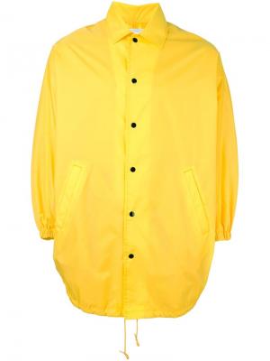 Куртка-пончо Ganryu Comme Des Garcons. Цвет: жёлтый и оранжевый