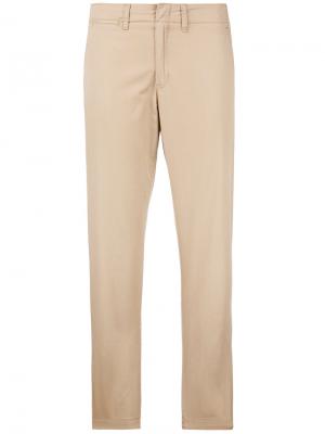 Прямые брюки свободного кроя Polo Ralph Lauren. Цвет: телесный