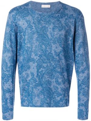 Paisley sweater Etro. Цвет: синий