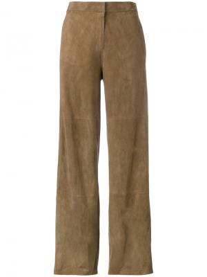 Свободные брюки Origano Desa Collection. Цвет: коричневый