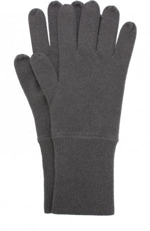 Кашемировые перчатки Allude. Цвет: серый