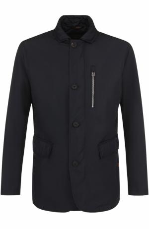 Куртка на молнии с отложным воротником Windsor. Цвет: темно-синий