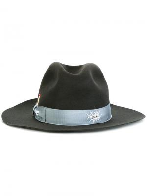 Шляпа Beaver Borsalino. Цвет: серый