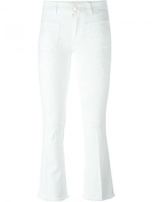 Расклешенные джинсы Stella McCartney. Цвет: белый