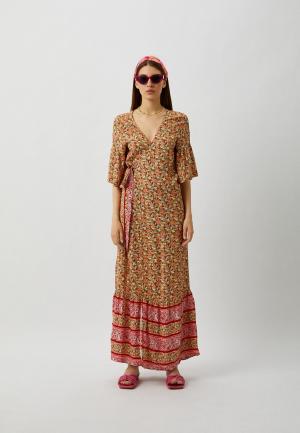 Платье пляжное Maaji. Цвет: коричневый