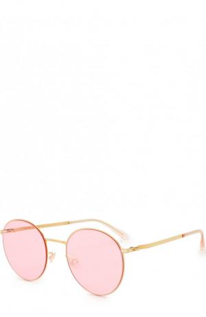 Солнцезащитные очки Mykita. Цвет: светло-розовый