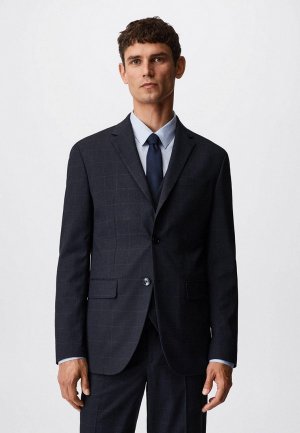 Пиджак Mango Man. Цвет: синий
