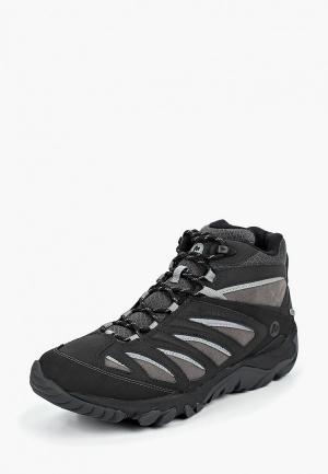 Ботинки трекинговые Merrell. Цвет: черный