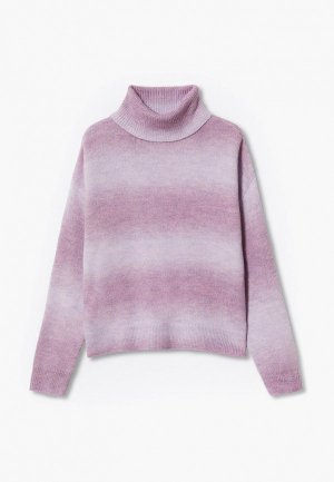 Свитер Mango Kids. Цвет: розовый
