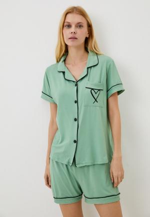 Пижама Winzor. Цвет: зеленый