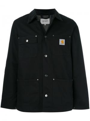 Куртка-рубашка на пуговицах Carhartt. Цвет: чёрный