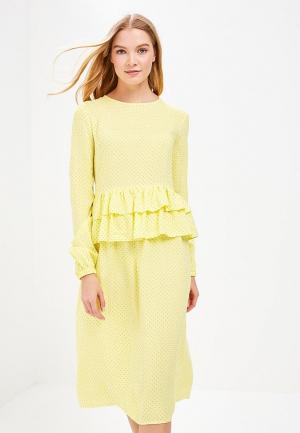 Платье TrendyAngel. Цвет: желтый