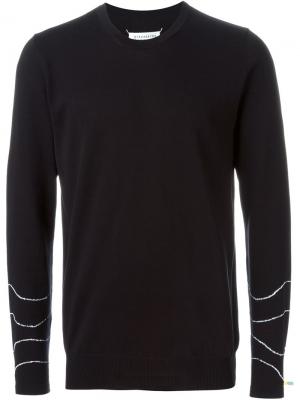 Драпированный свитер Maison Margiela. Цвет: чёрный