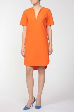 Платье COSTUME NATIONAL. Цвет: оранжевый