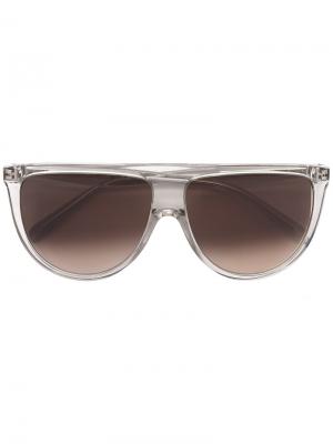 Солнцезащитные очки с квадратной оправой Céline Eyewear. Цвет: серый
