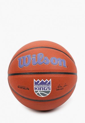 Мяч баскетбольный Wilson. Цвет: коричневый