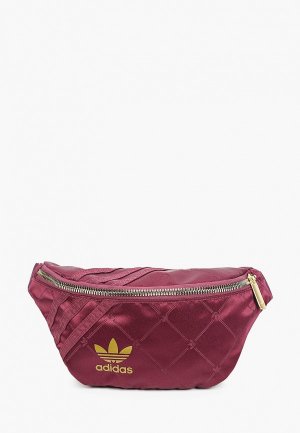 Сумка поясная adidas Originals. Цвет: бордовый