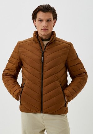 Куртка утепленная Tom Tailor. Цвет: коричневый