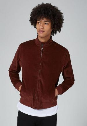 Куртка Topman. Цвет: бордовый