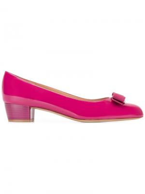 Туфли-лодочки Vara Salvatore Ferragamo. Цвет: розовый и фиолетовый