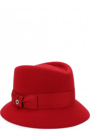 Фетровая шляпа Oval Hat Loro Piana. Цвет: красный