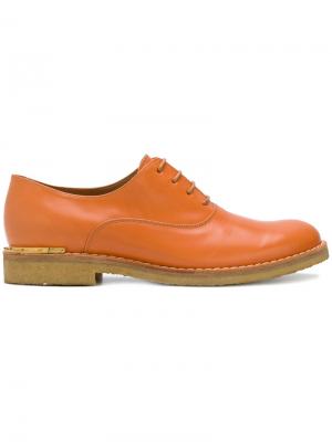 Классические ботинки Дерби Marc Jacobs. Цвет: жёлтый и оранжевый