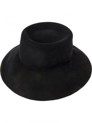 Шляпа-федора Horisaki Design & Handel. Цвет: чёрный