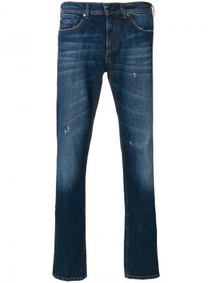 Выбеленные джинсы Neil Barrett. Цвет: синий
