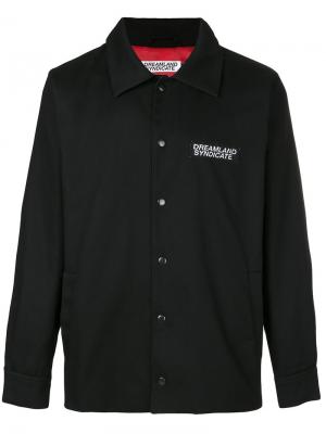 Куртка-рубашка с нашивками Dreamland Syndicate. Цвет: чёрный