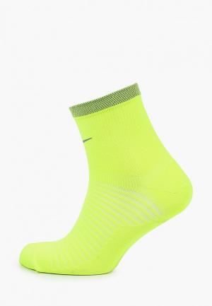Носки Nike. Цвет: зеленый
